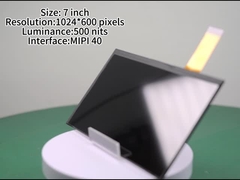 Màn hình 7 inch IPS LCD với 1024 * 600 pixel Độ sáng 500nits Bên ngoài Màn hình sáng cao với M